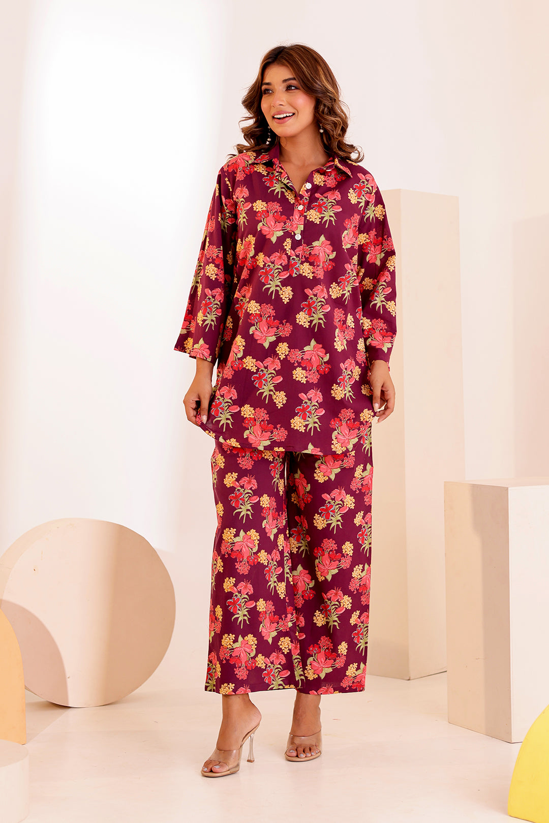 Hollyhook Cotton Coord Set
