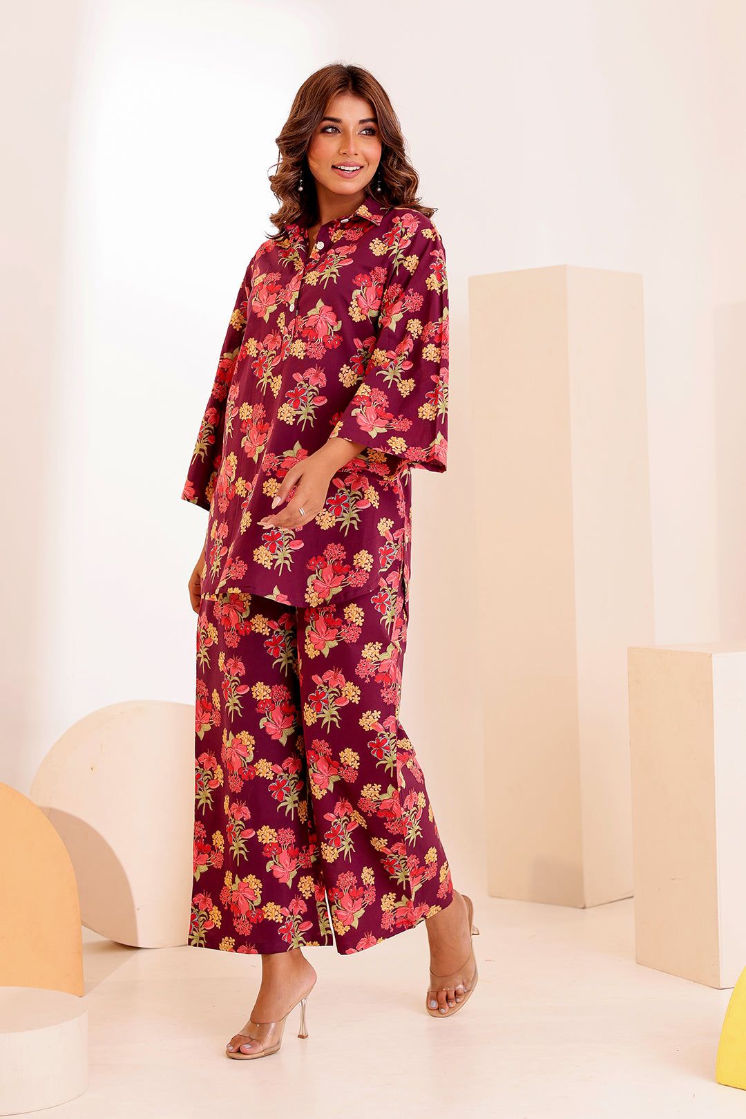 Hollyhook Cotton Coord Set