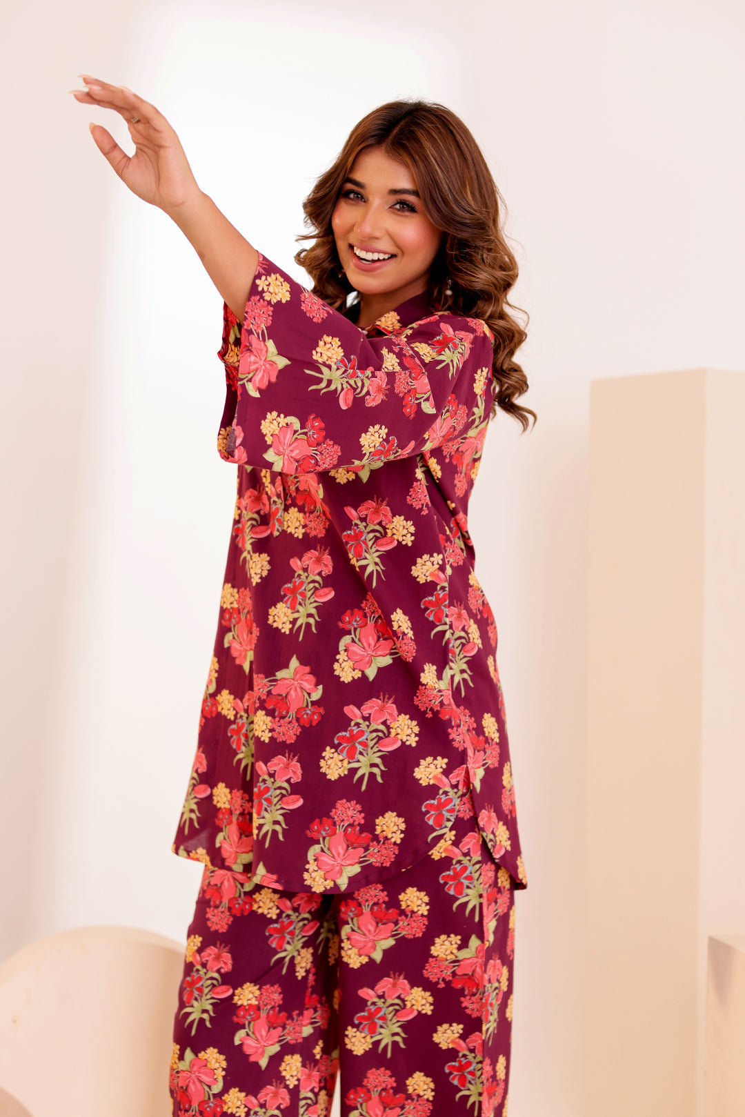 Hollyhook Cotton Coord Set