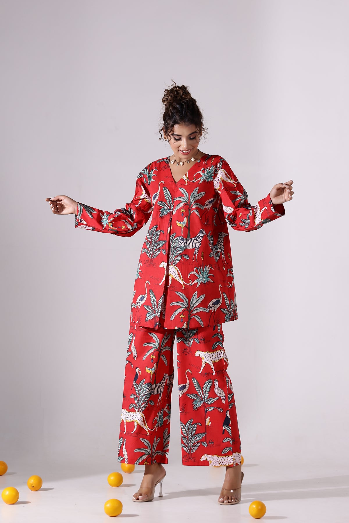 The Zebra Garden Cotton Coord Set
