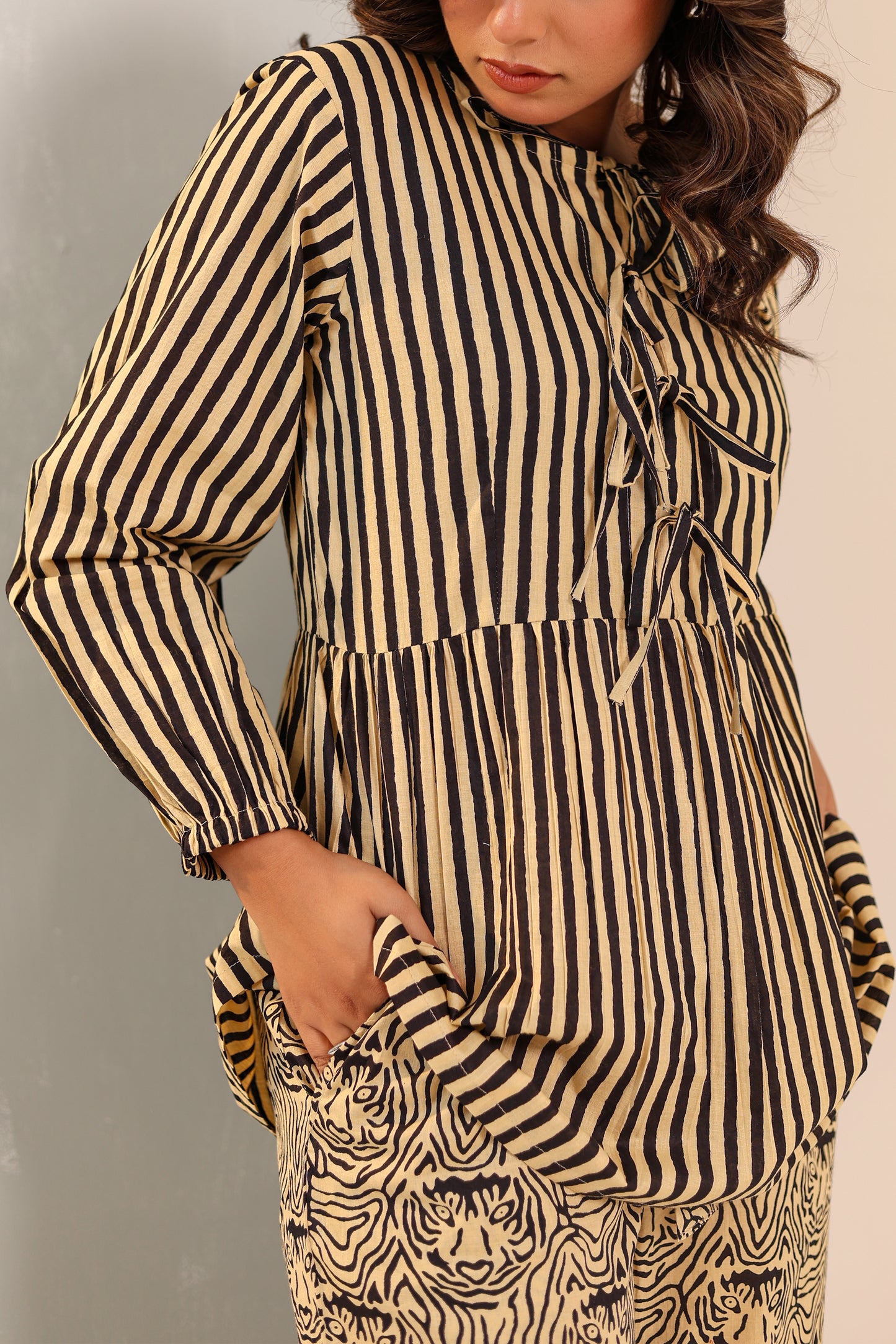 Power Stripes Cotton Coord Set