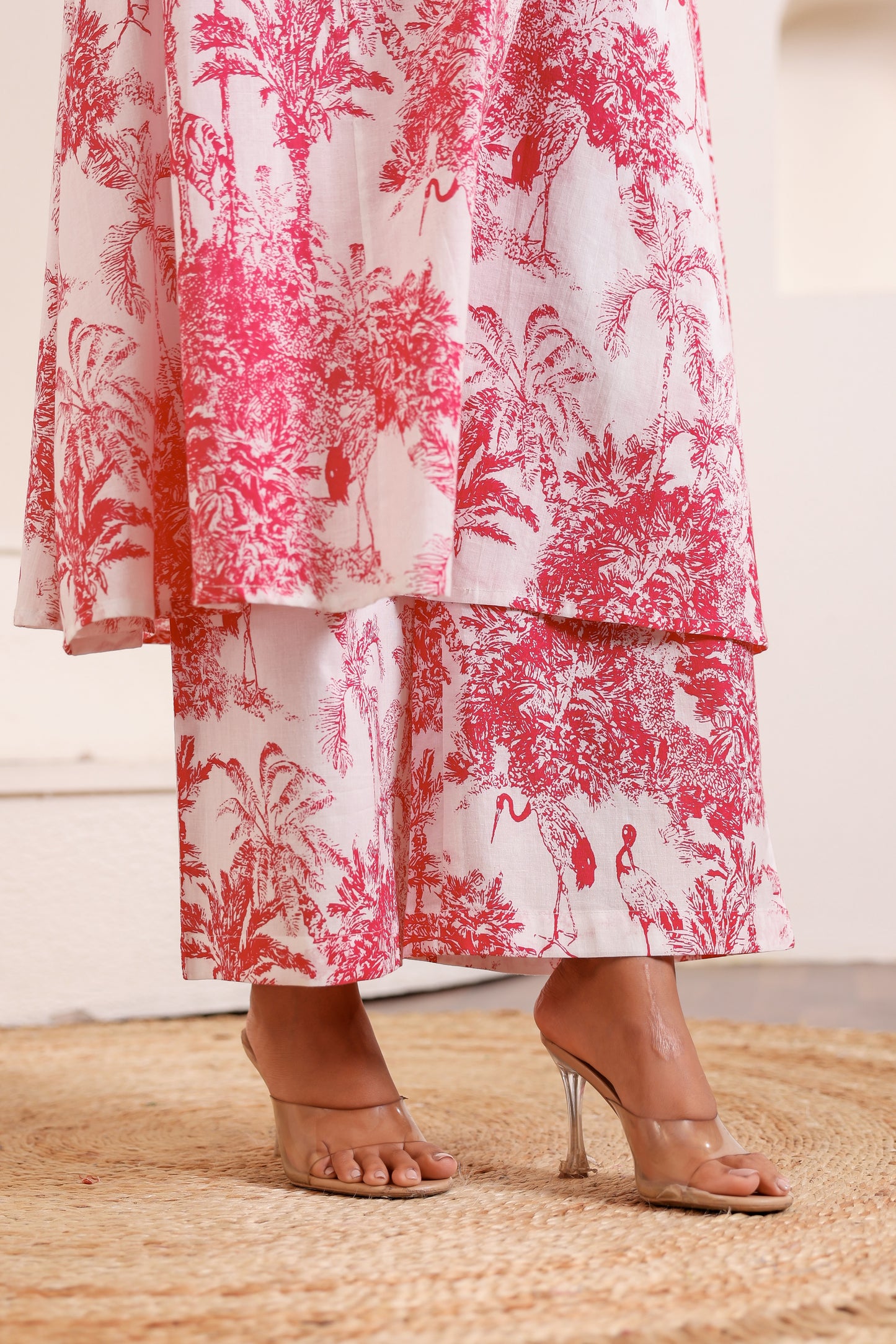 Dainty Bird Pink Coord Set