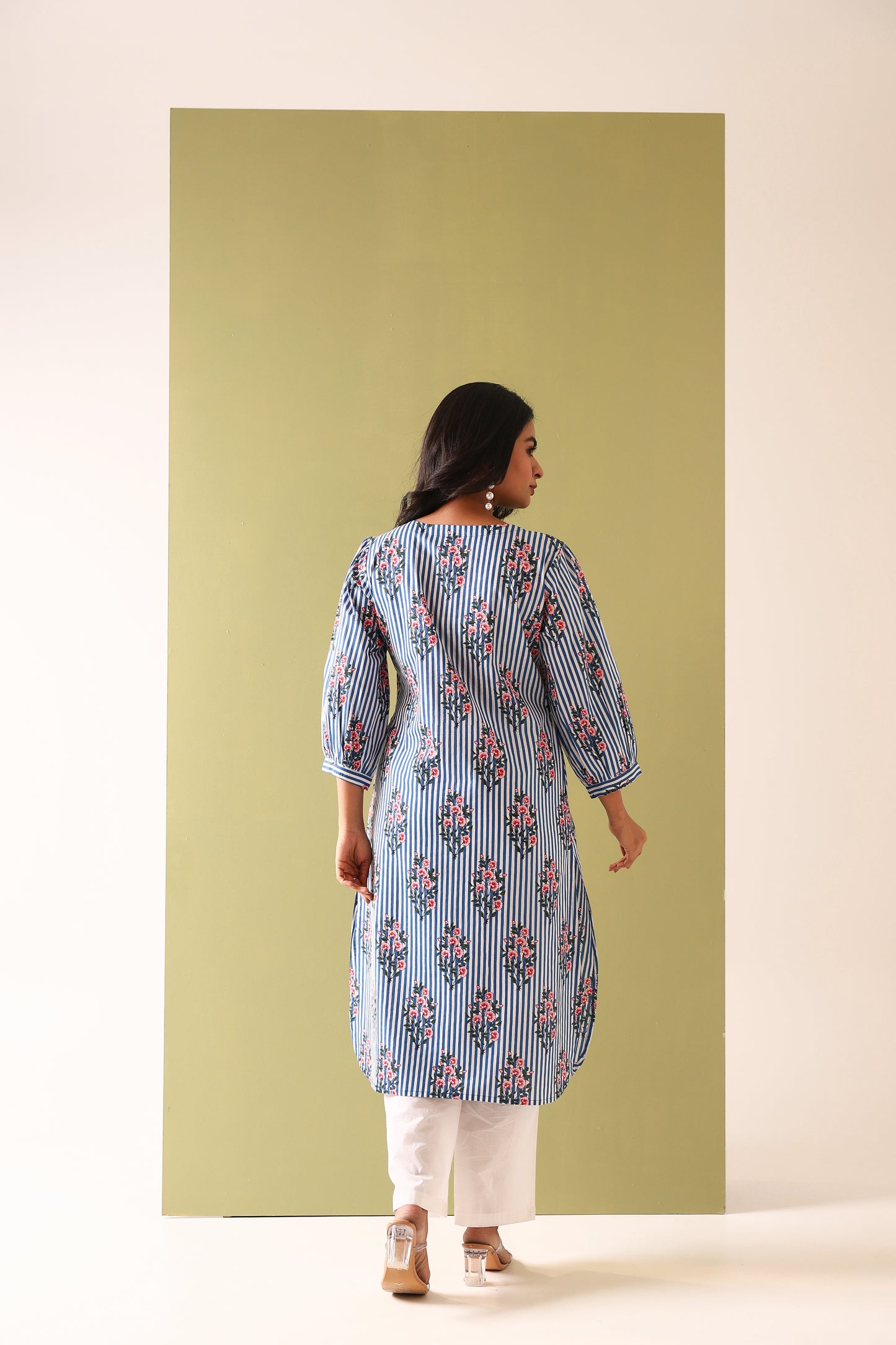 Blue Tulip Cotton Coord Set