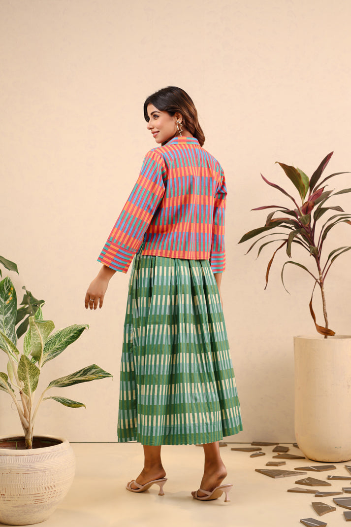 Tropical Harmony Top & Skirt Set