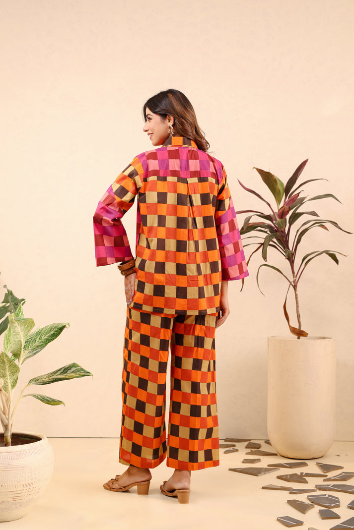 Sunset Mosaic Cotton Coord Set