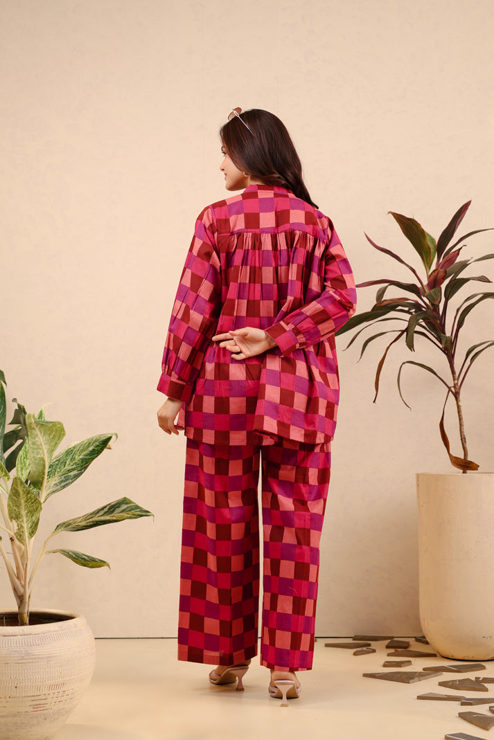Ruby Reverie Cotton Cord Set