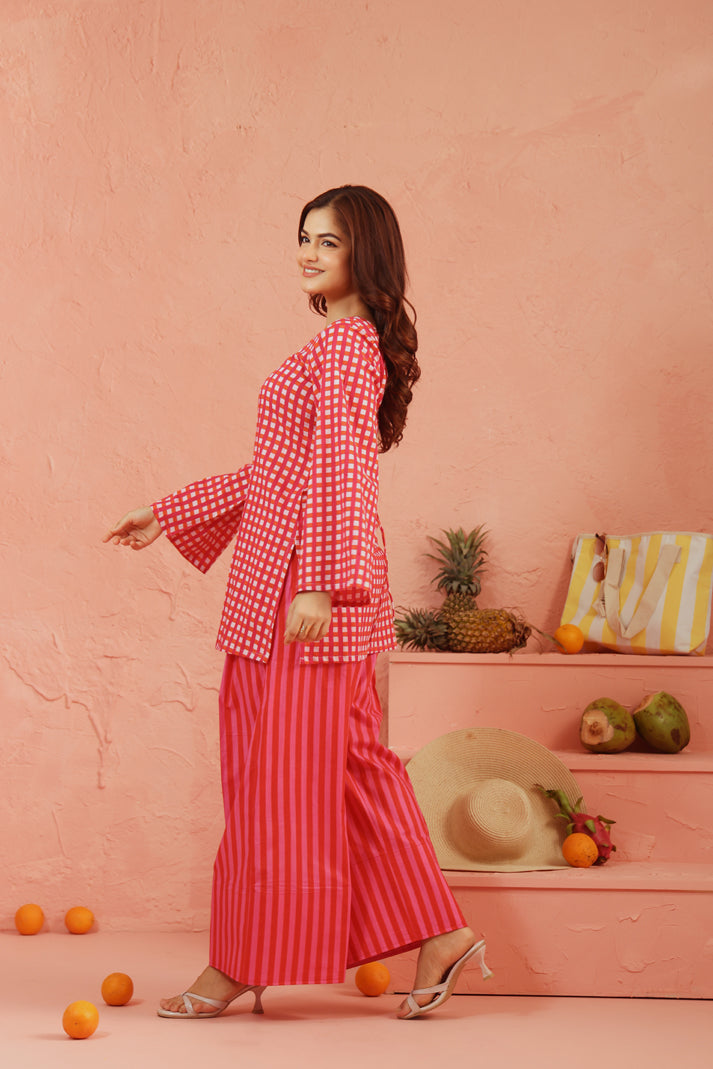 Berry Bliss Cotton Coord Set