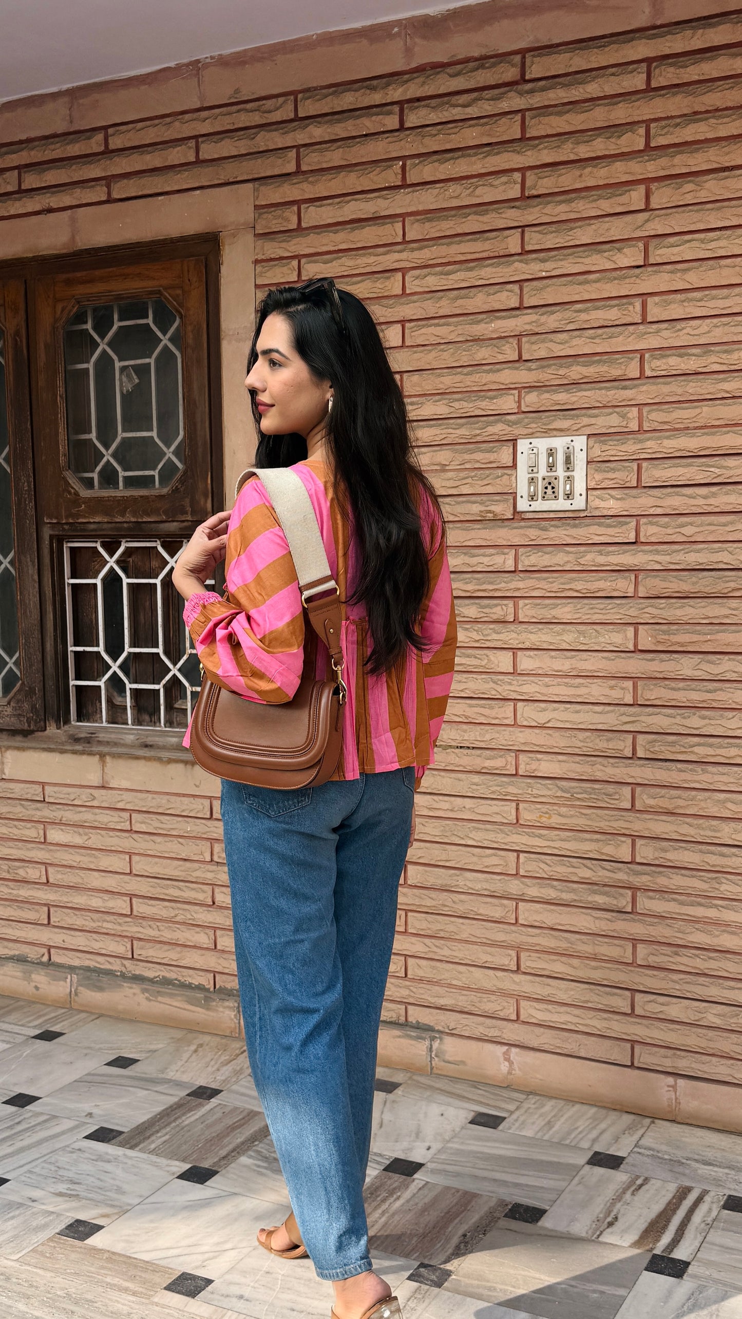 Pink Luster Cotton Top