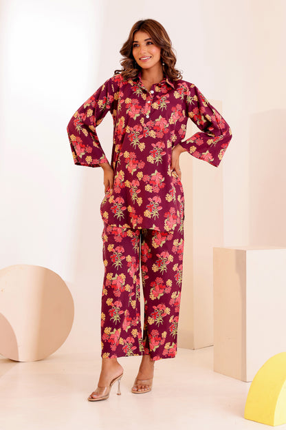 Hollyhook Cotton Coord Set