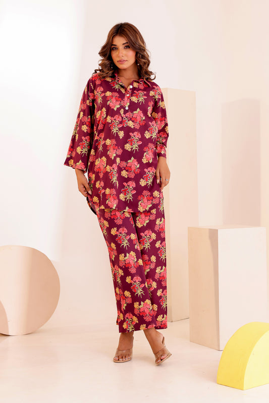 Hollyhook Cotton Coord Set