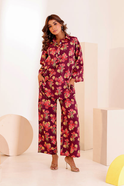 Hollyhook Cotton Coord Set
