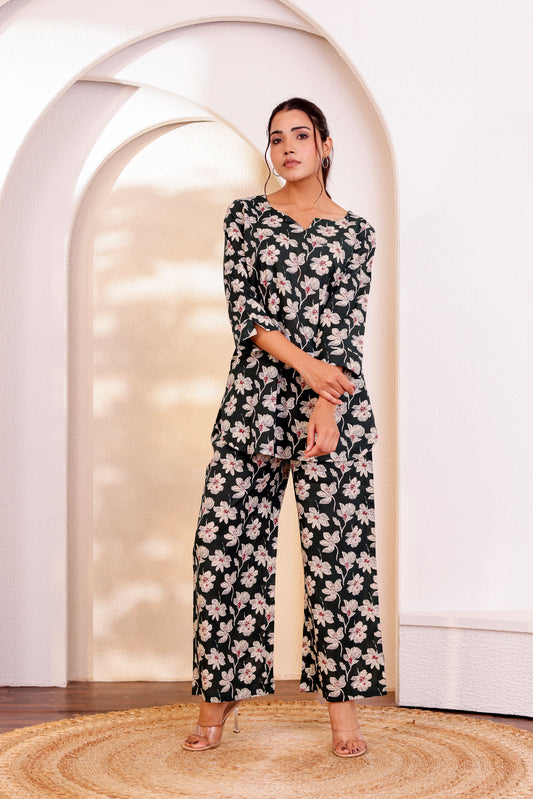 Mini Floral Cotton Coord Set