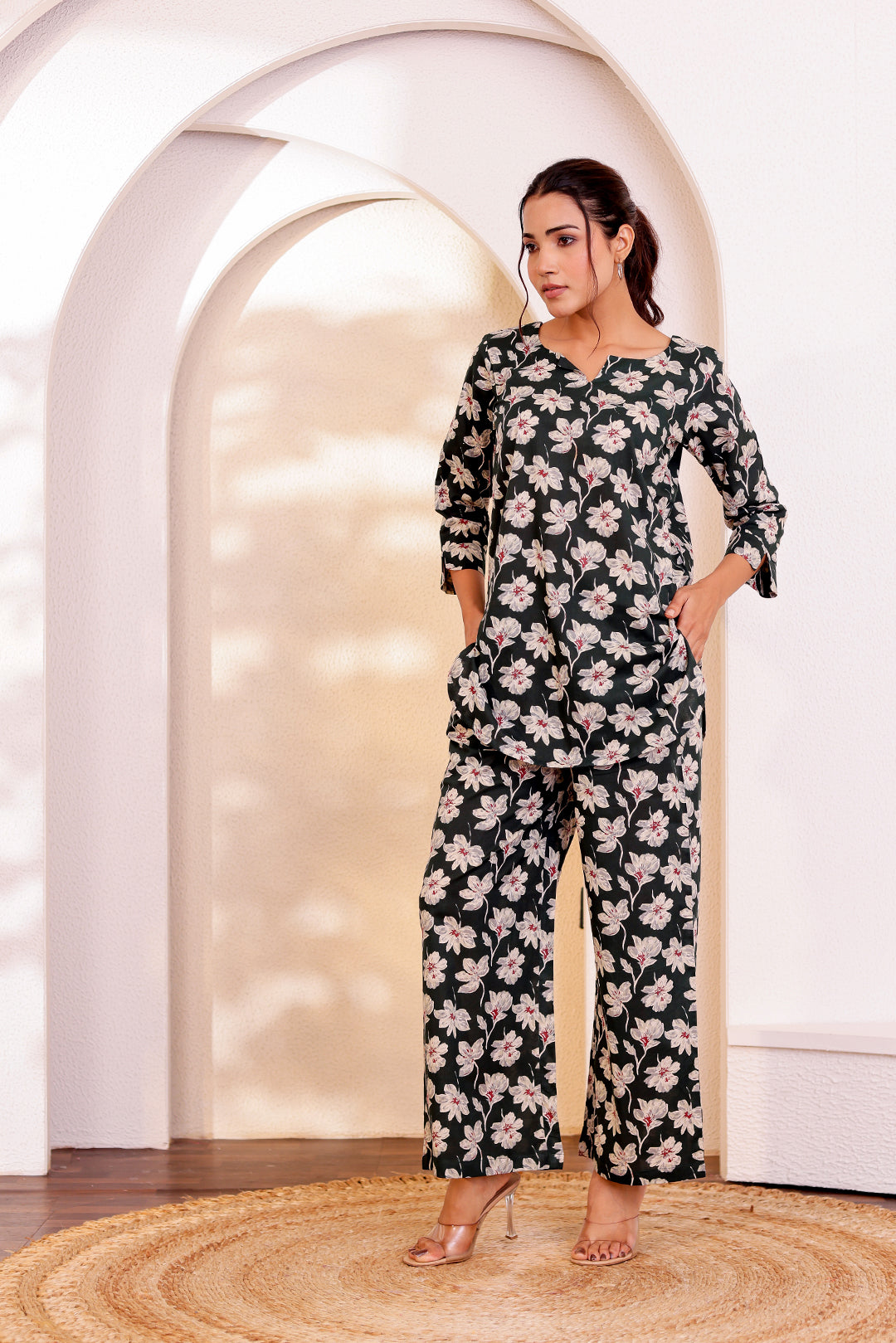 Mini Floral Cotton Coord Set