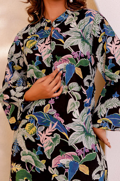 Passion Black Cotton Coord Set