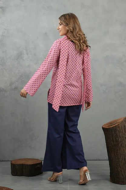 Blush Polka Cotton Co-Ord Set