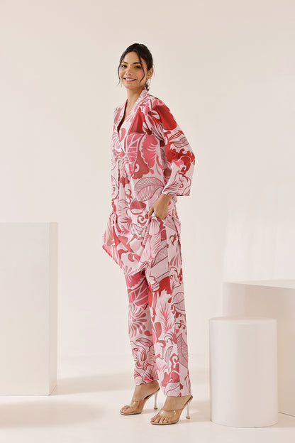 Carnation Printed Coord Set