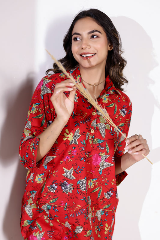 Wildflower Waltz Cotton Coord Set
