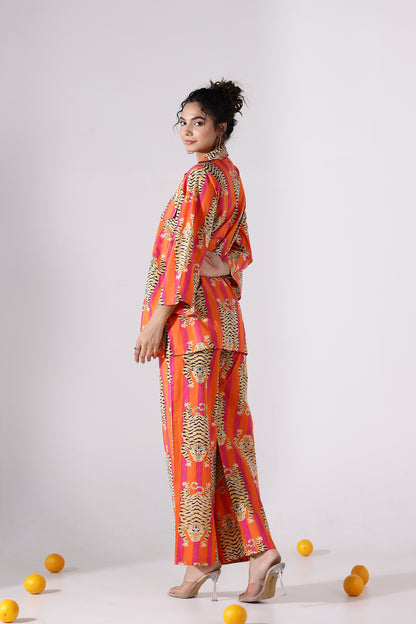 The Sleeping Tiger Cotton Coord Set