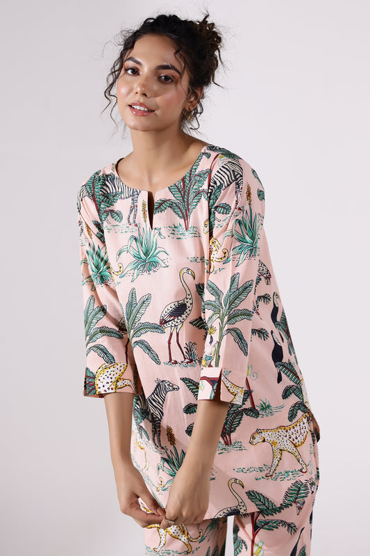 The Peach Park Cotton Coord Set