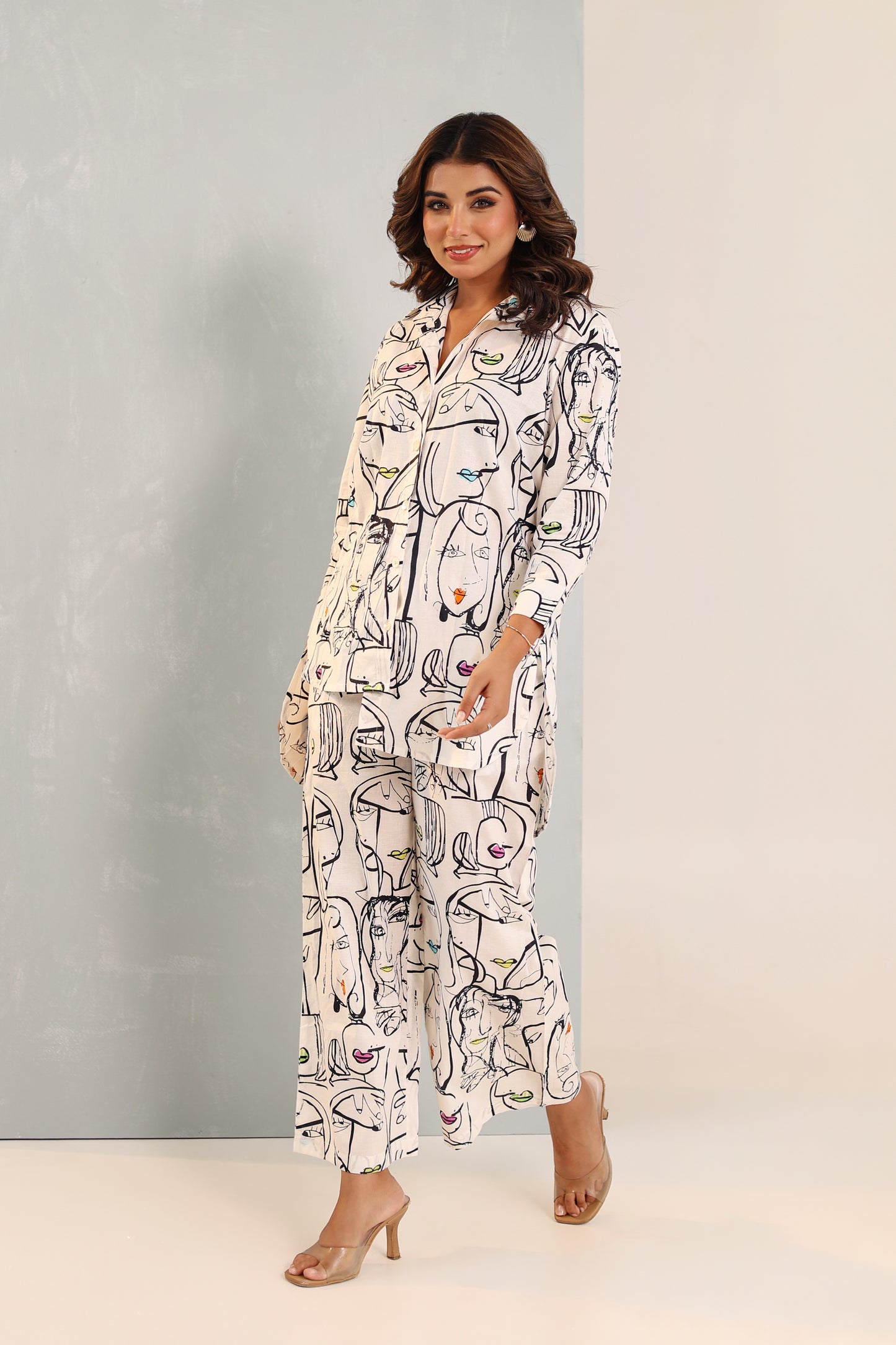 Artsy Chic Cotton Coord Set