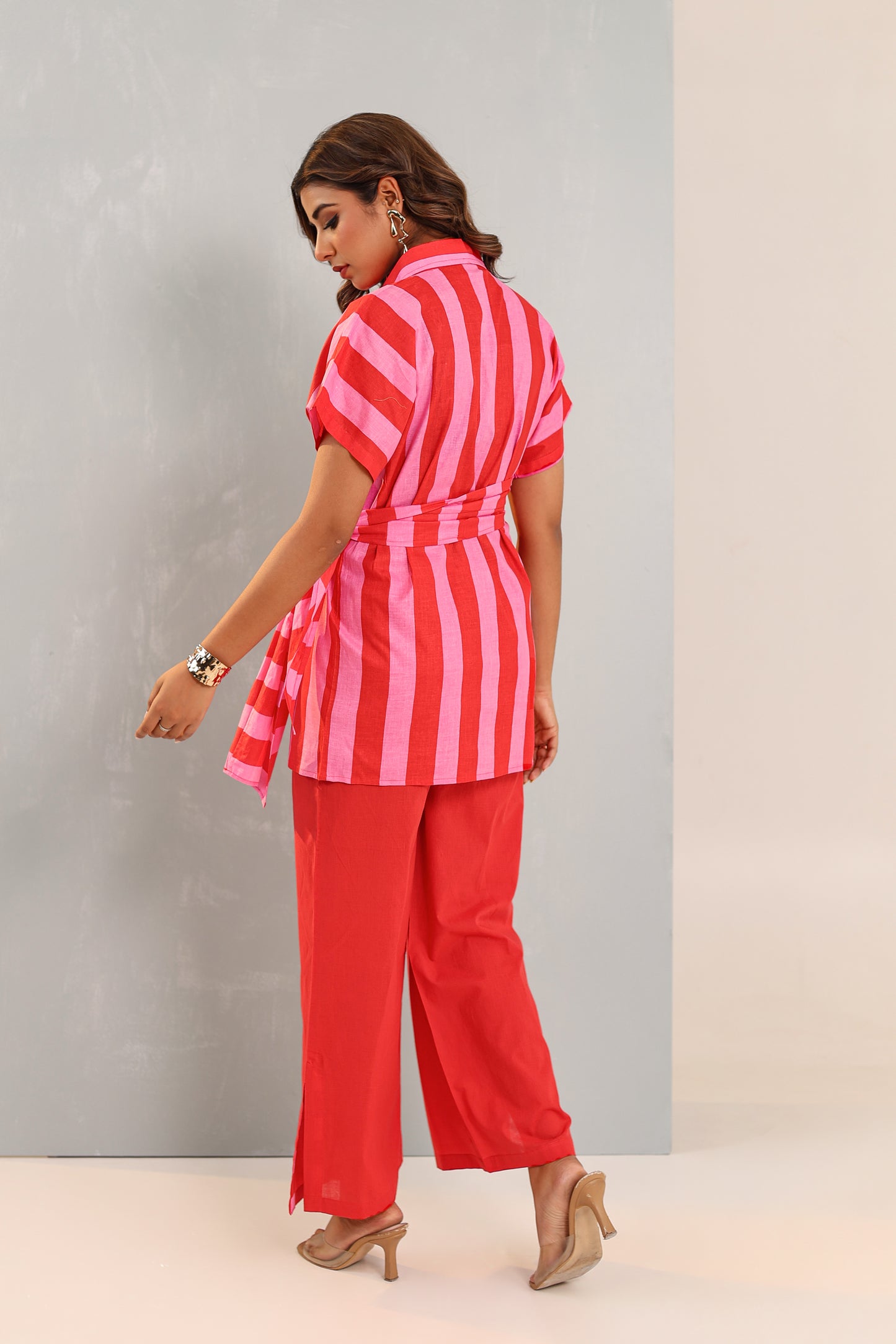 Hot Pink Stripe Coord Set