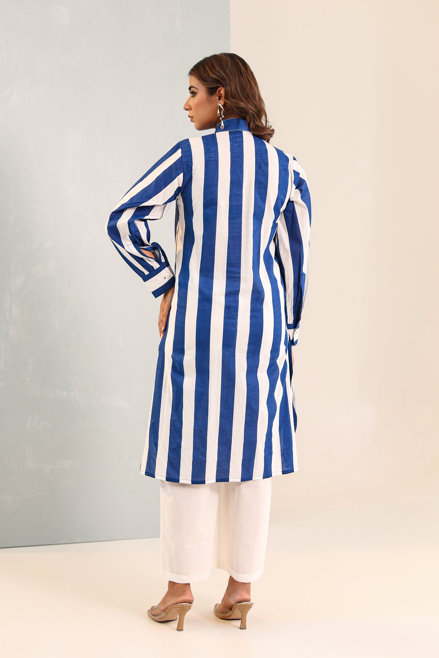 Nautical Blue Stripe Coord Set