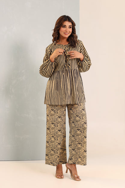Power Stripes Cotton Coord Set