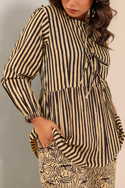 Power Stripes Cotton Coord Set