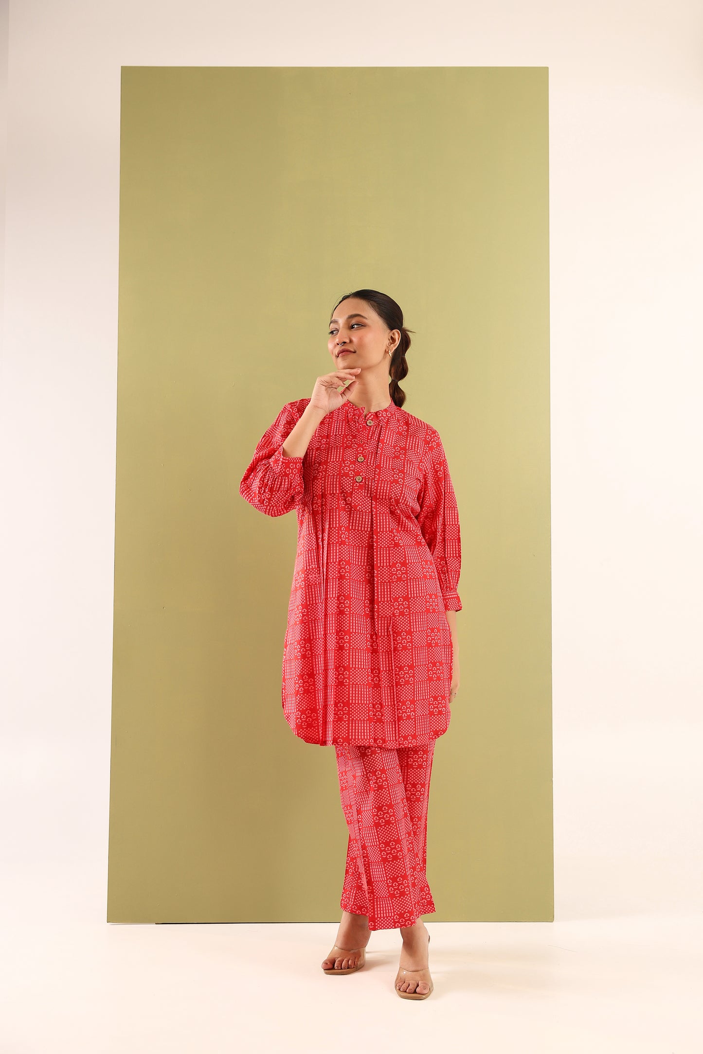 Soft Terra Cotton Coord Set