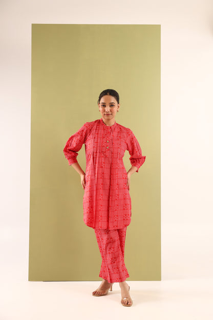 Soft Terra Cotton Coord Set