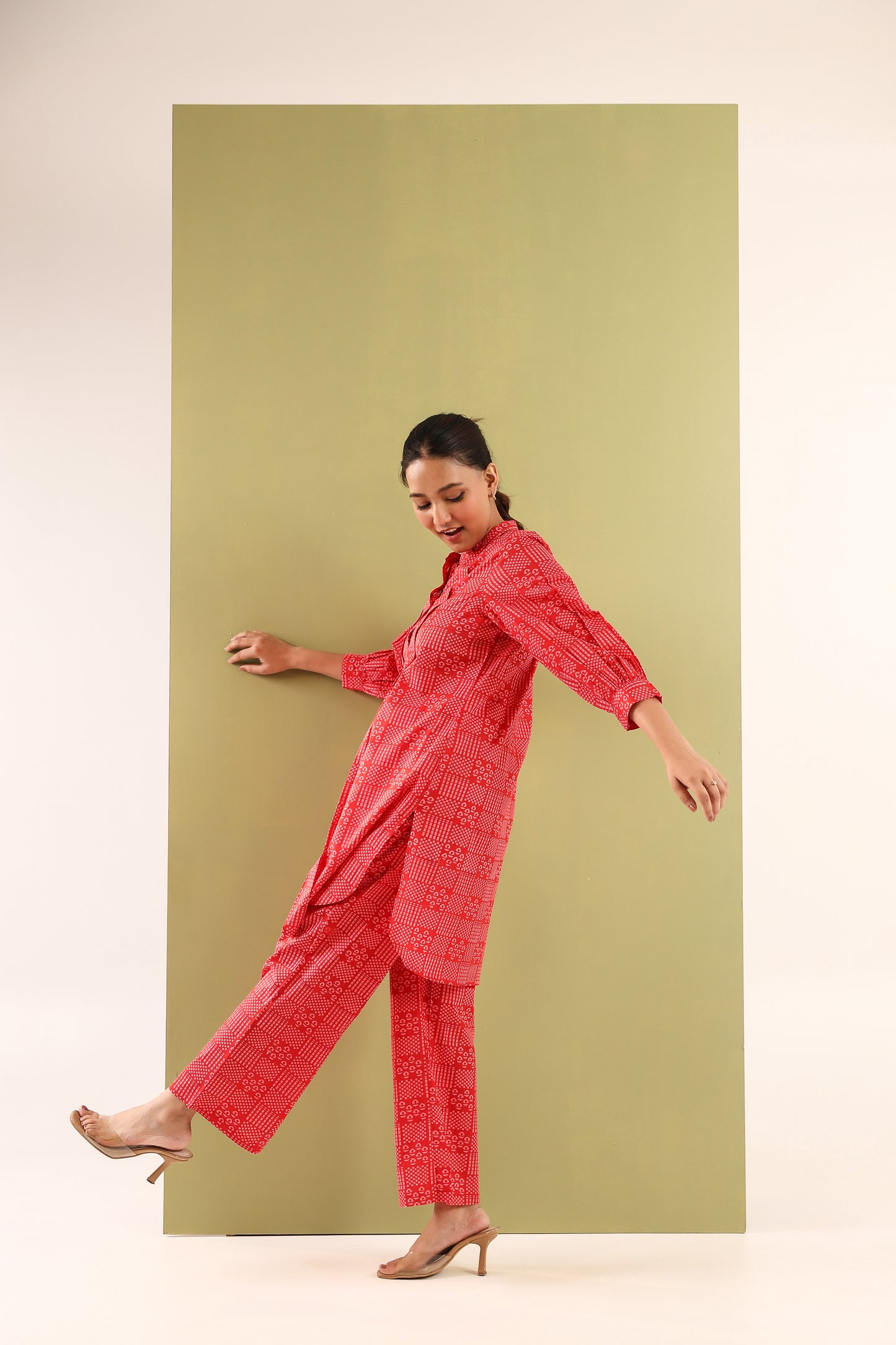 Soft Terra Cotton Coord Set