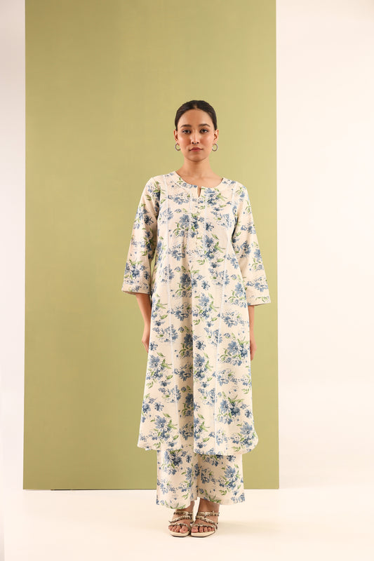 Floral Mist Cotton Coord Set
