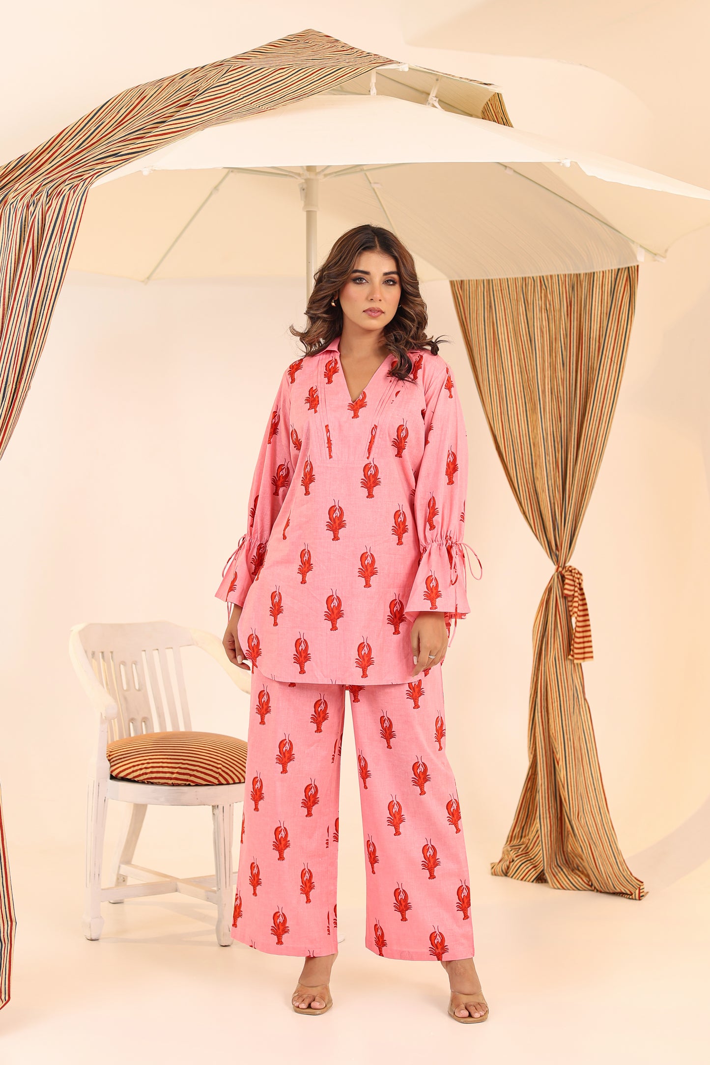 Pink Lobster Co-ord Set