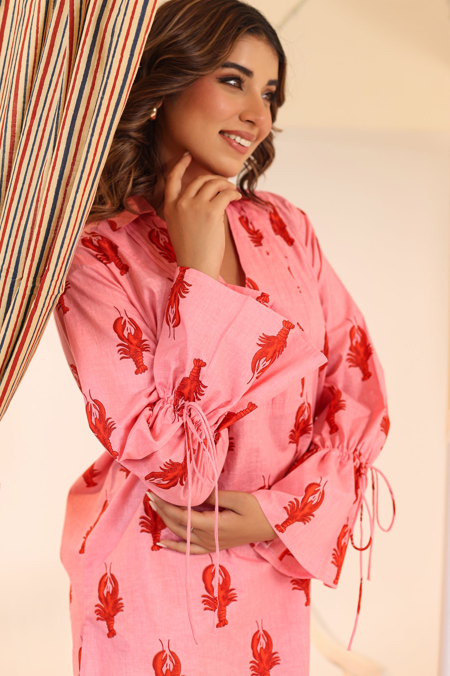 Pink Lobster Co-ord Set