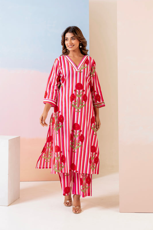 Rose Parade Cotton Coord Set
