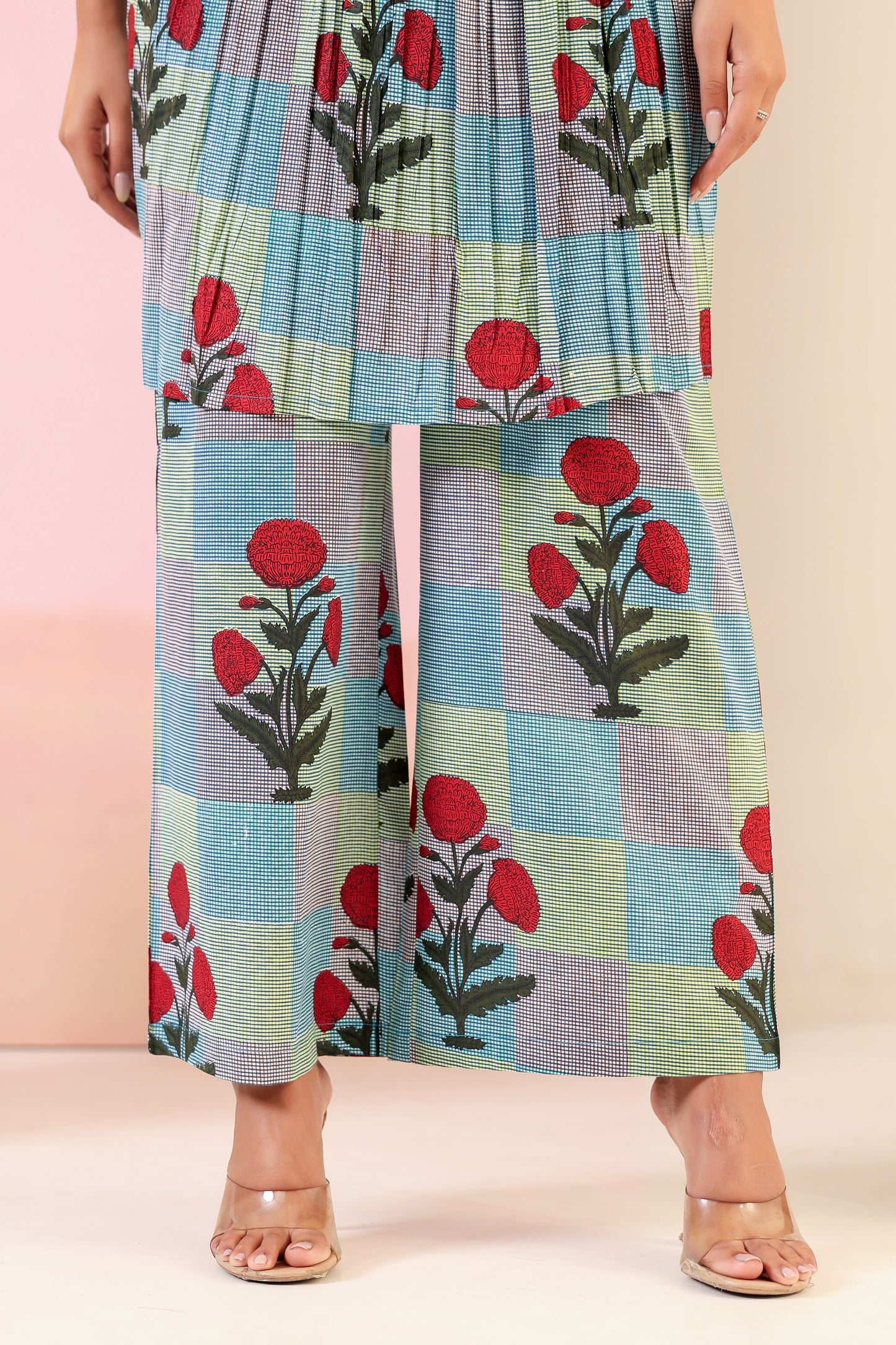 Soft Plaid Cotton Coord Set