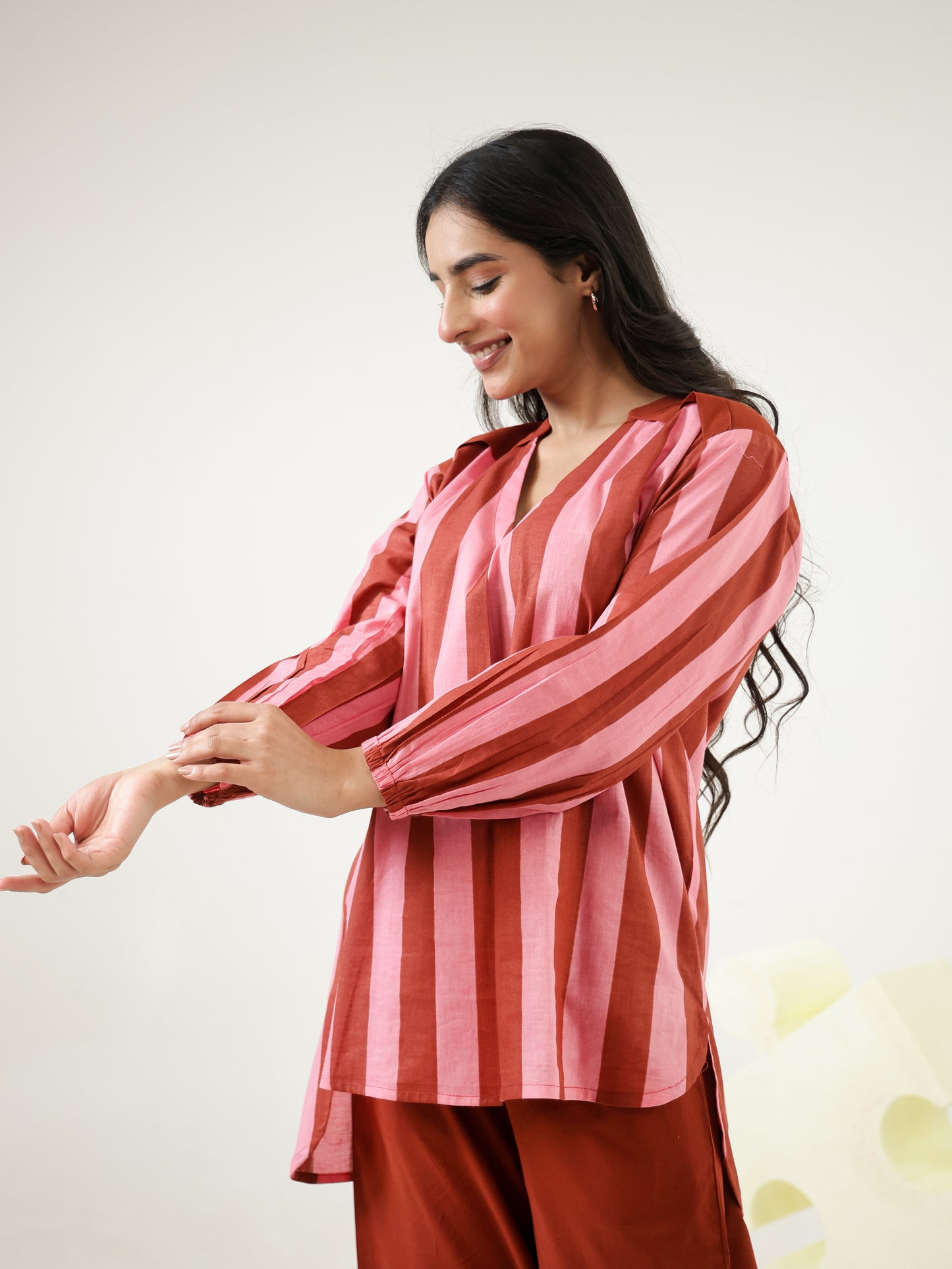 Blushberry Stripe Co-ord Set