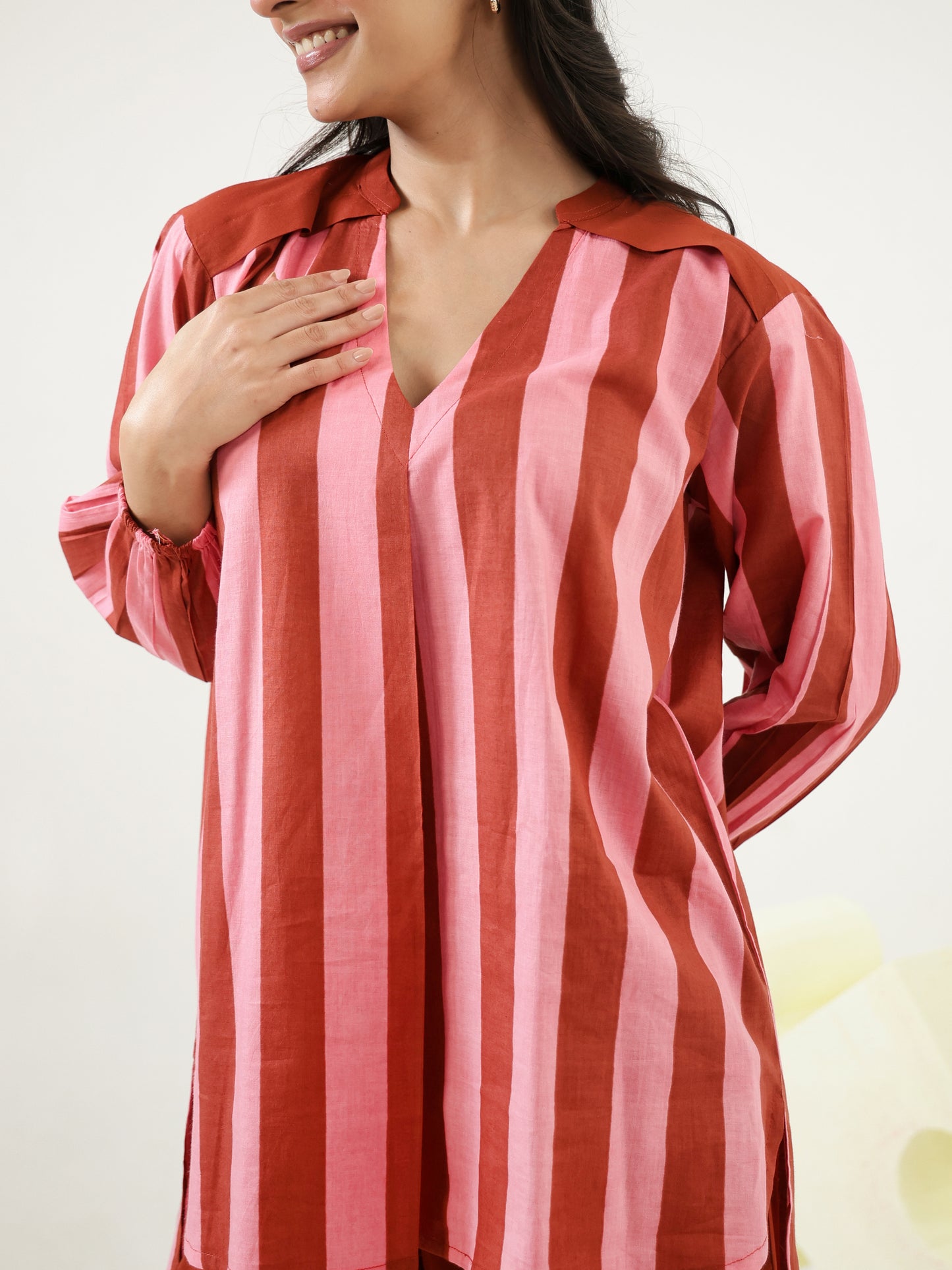 Blushberry Stripe Co-ord Set