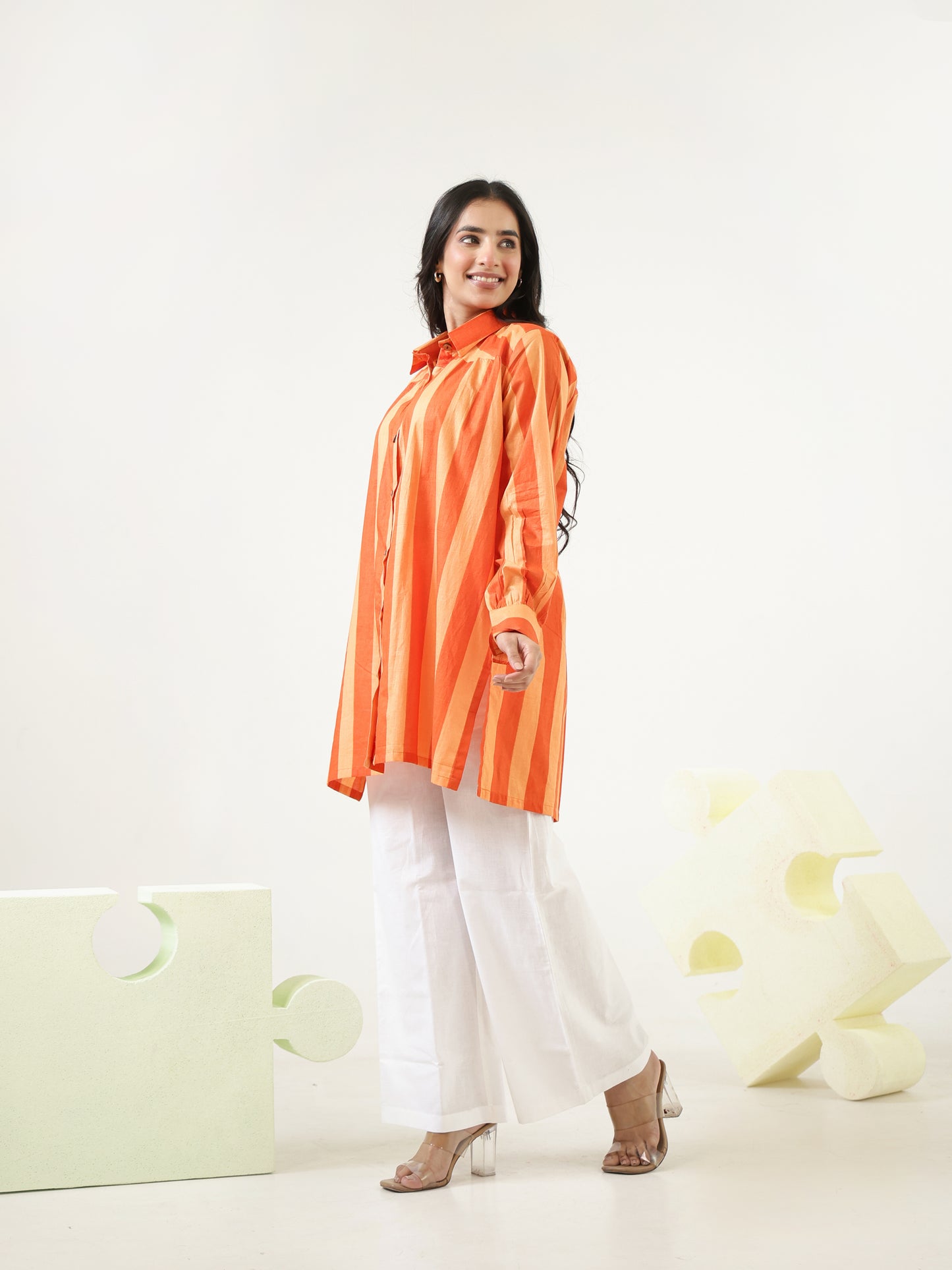 Sunshine Stripe Cotton Co-ord Set