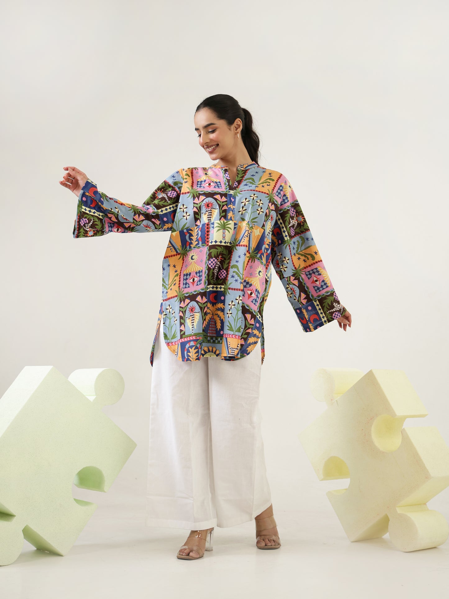 Boho Print Cotton Co-ord Set