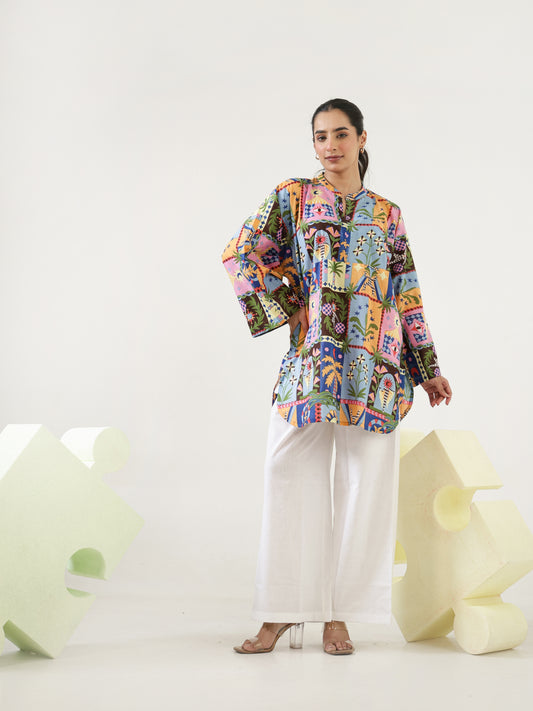 Boho Print Cotton Co-ord Set