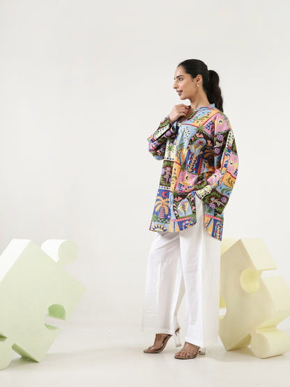 Boho Print Cotton Co-ord Set