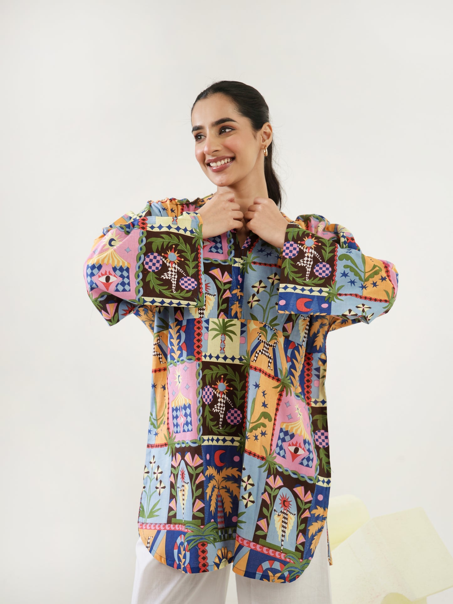 Boho Print Cotton Co-ord Set