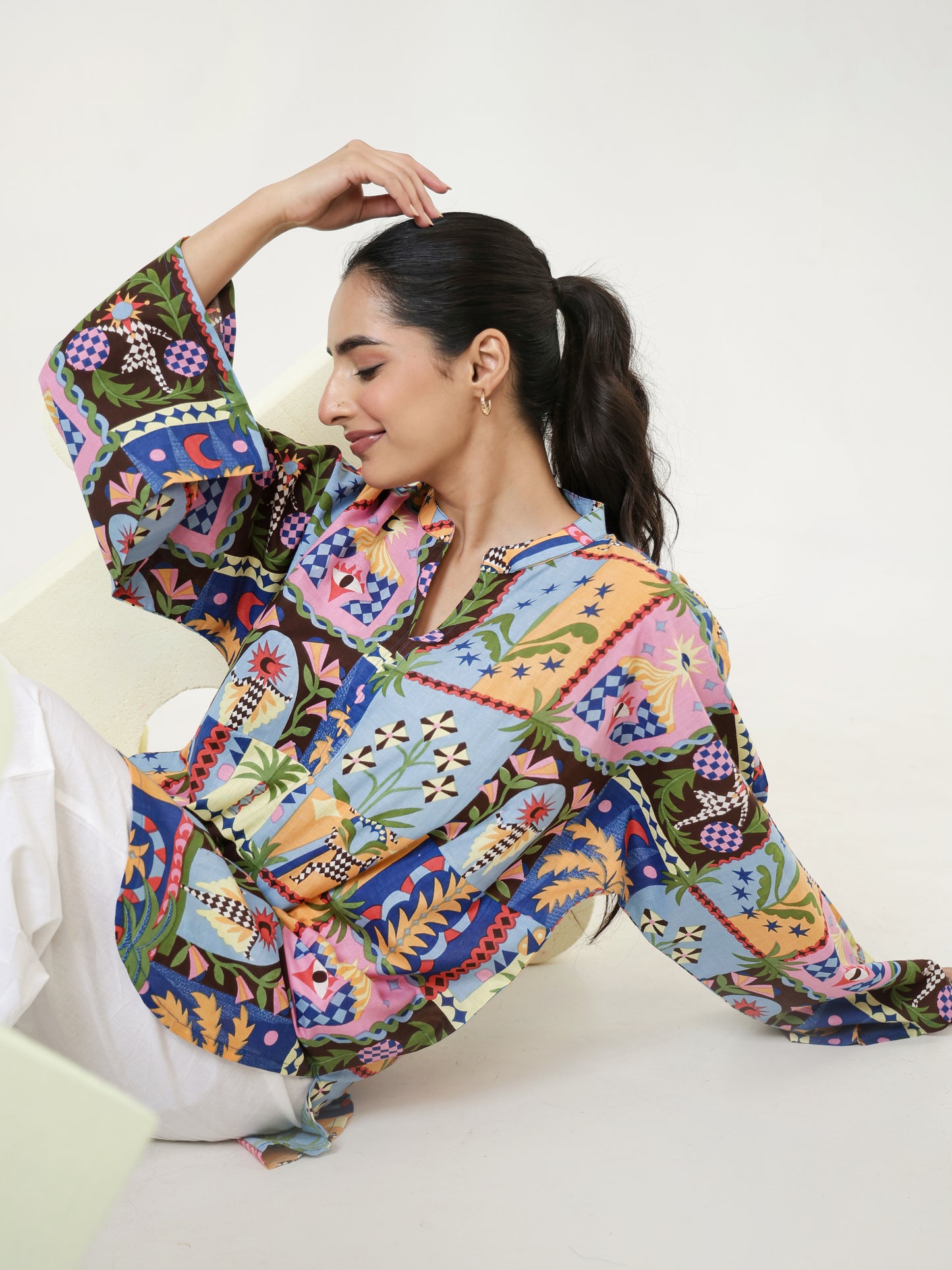 Boho Print Cotton Co-ord Set