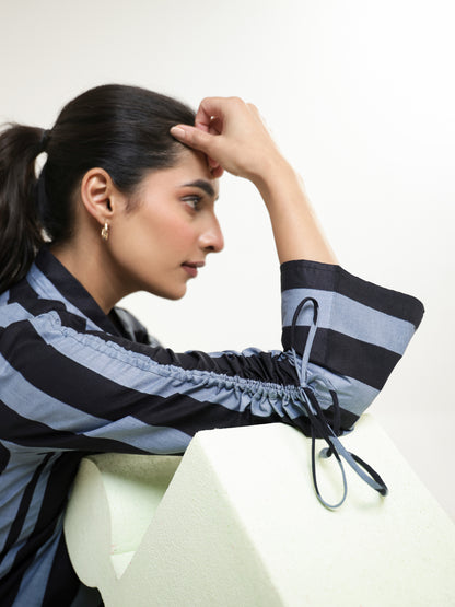 Frosty Lines Cotton Co-Ord Set