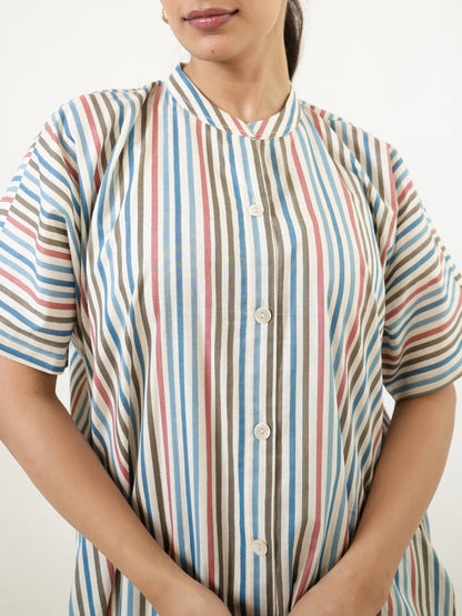 Pinstripe Cotton Co-ord Set