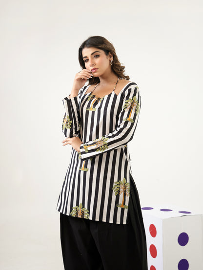 Carbon Black Cotton Co-ord Set