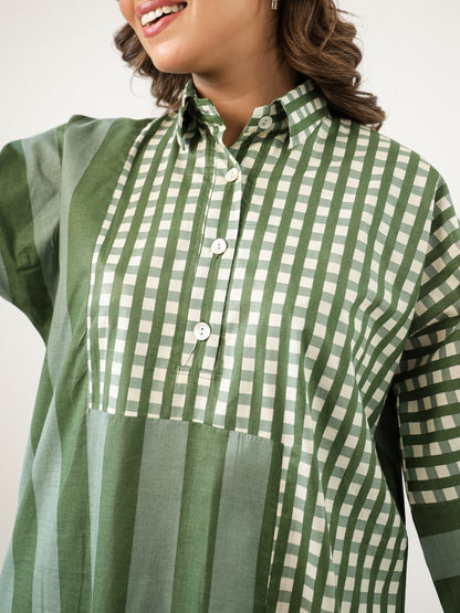 Juniper Green Stripe Co-ord Set