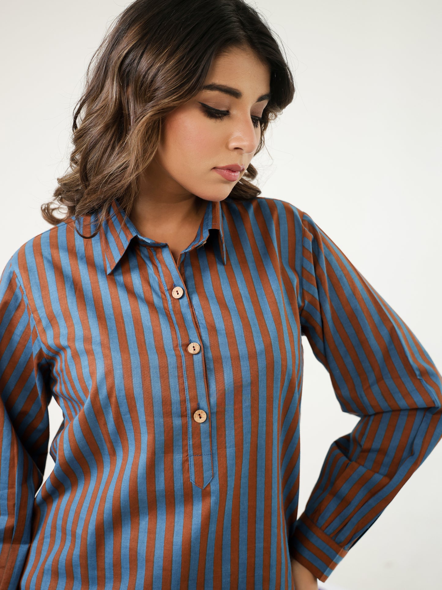 Tokyo Stripes Cotton Co-ord Set