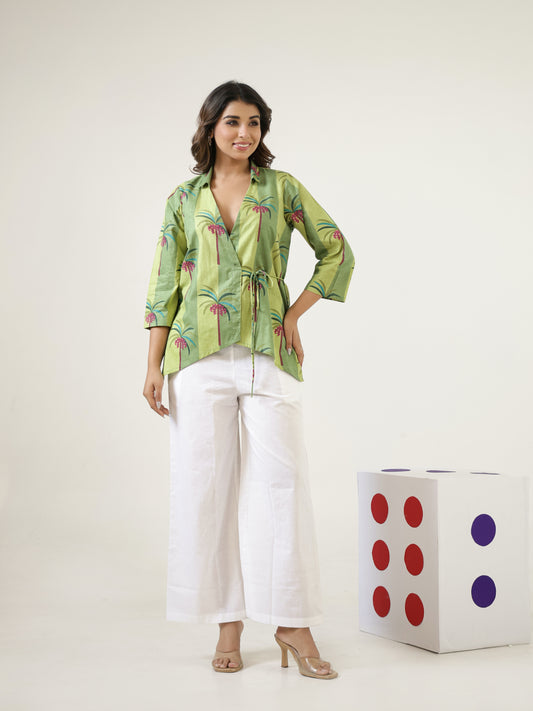 Miami Stripes Cotton Co-ord Set